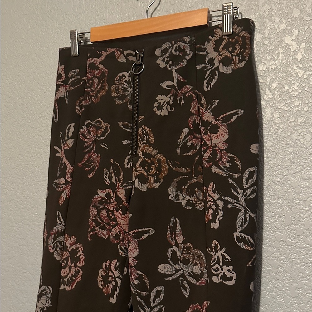 New Free People Boho Floral Flare Pants - Picture 3 of 7